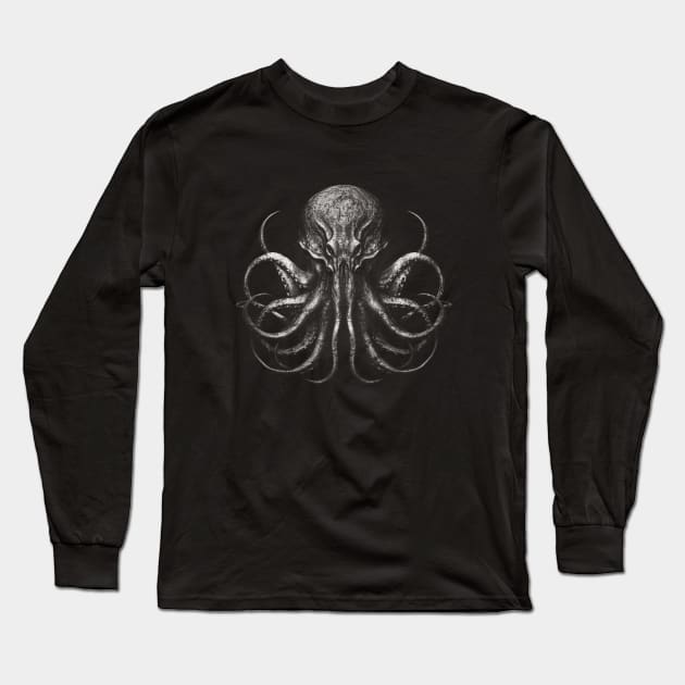 Old Once Cthulhu God Long Sleeve T-Shirt by SzlagRPG